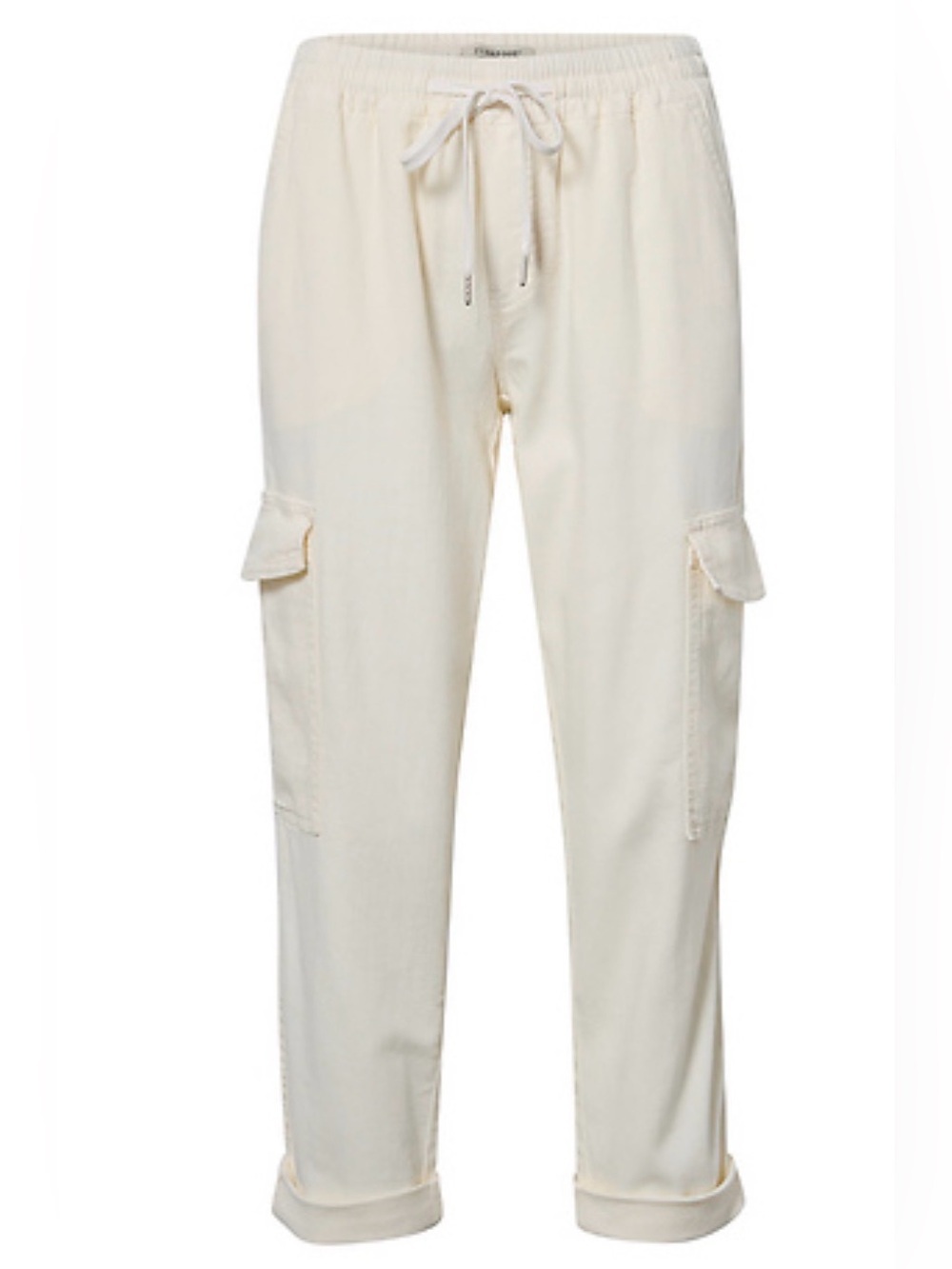 Liverpool Los Angeles Ivory Cargo Jogger Pants Size 8/29